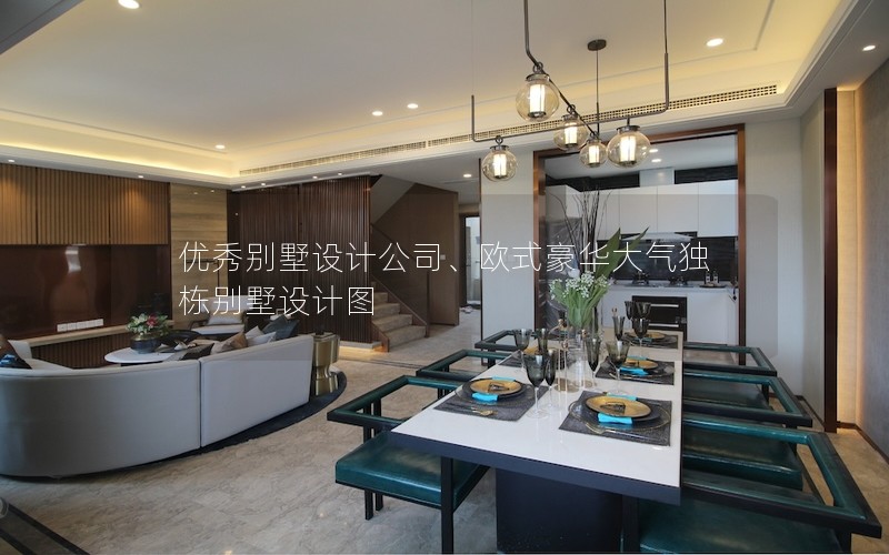 優秀別墅設計公司、歐式豪華大氣獨棟別墅設計圖